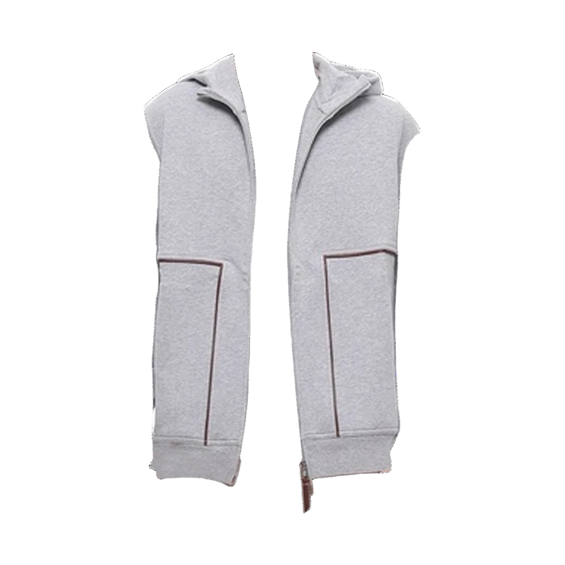 MW8639088G C9300 25S [15% 쿠폰] Brunello Cucinelli Cotton Hooded Zip-Up Vest Light Grey