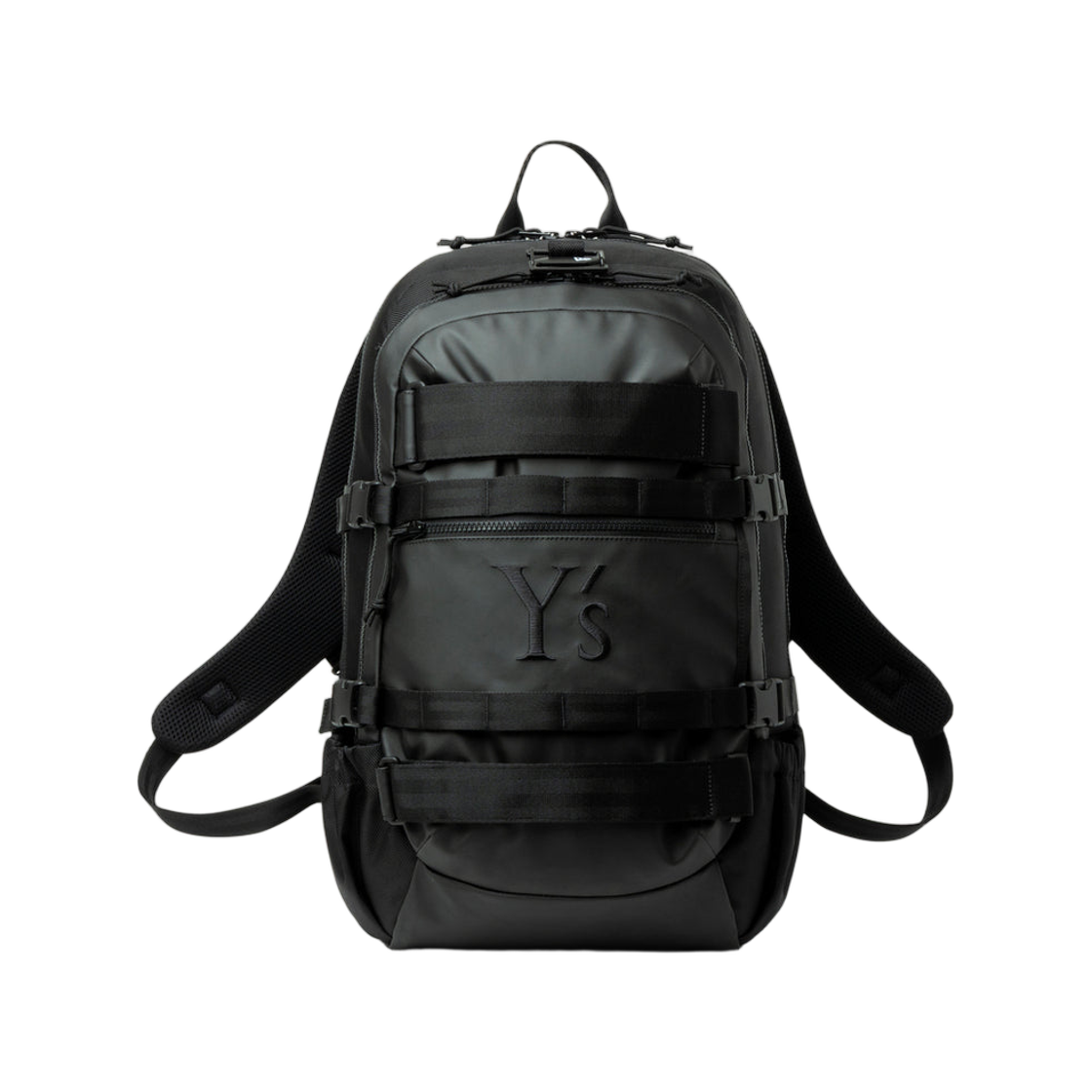 뉴에라 x Y's 바이 요지 야마모토 어반 스케이트보드 팩 33L TPU 월드 로고 블랙(New Era x Y's By Yohji Yamamoto Urban Skateboard Pack 33L TPU Word Logo Black)