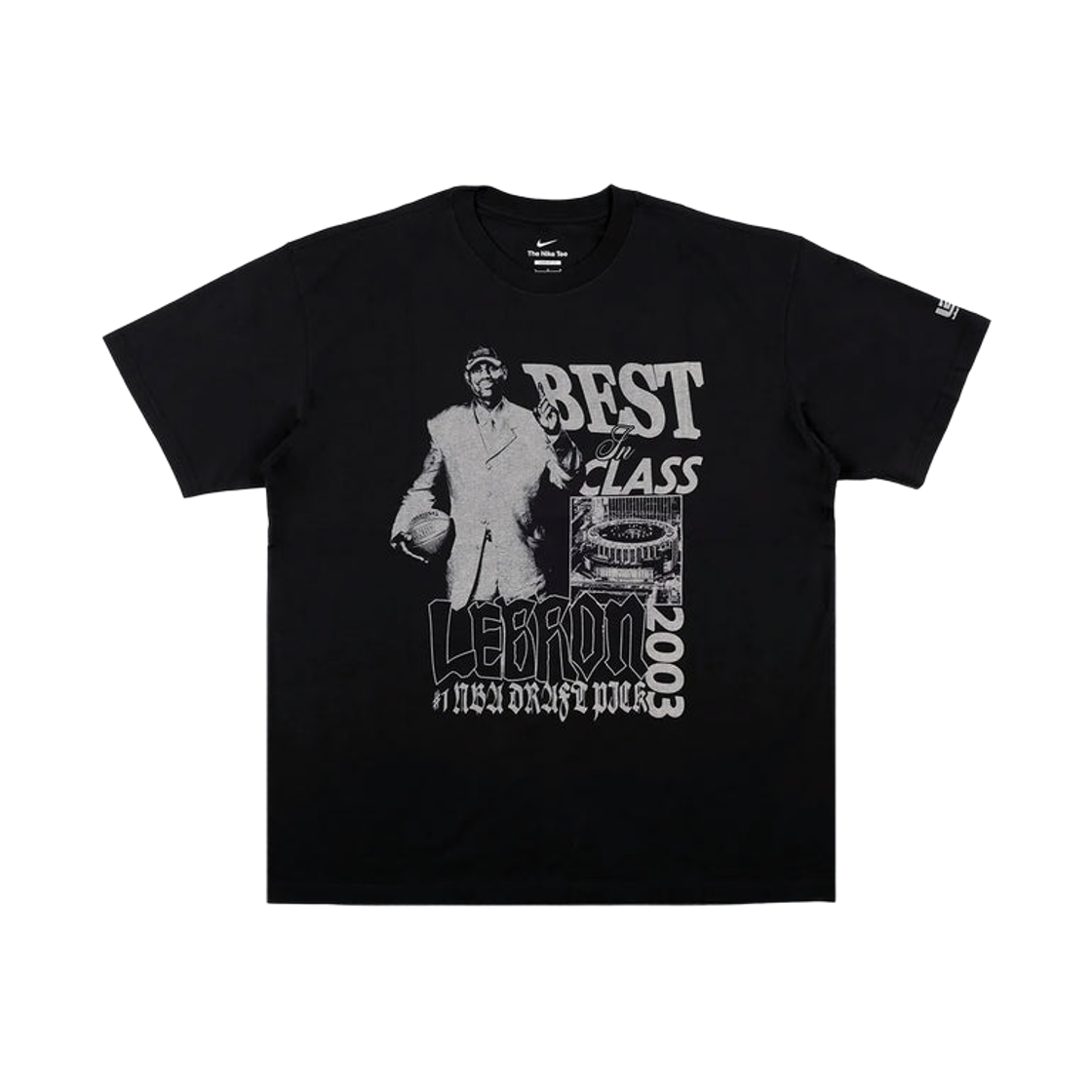 IH8543-045 Nike Lebron Best In Class Basketball T-Shirt Off-Noir - Asia