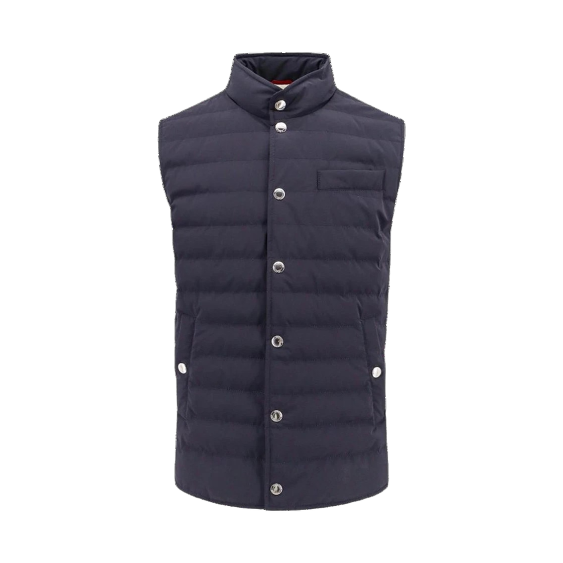 MM4911711 CZV03 24F [15% 쿠폰] Brunello Cucinelli Bonded Taffeta Lightweight Down Vest Navy