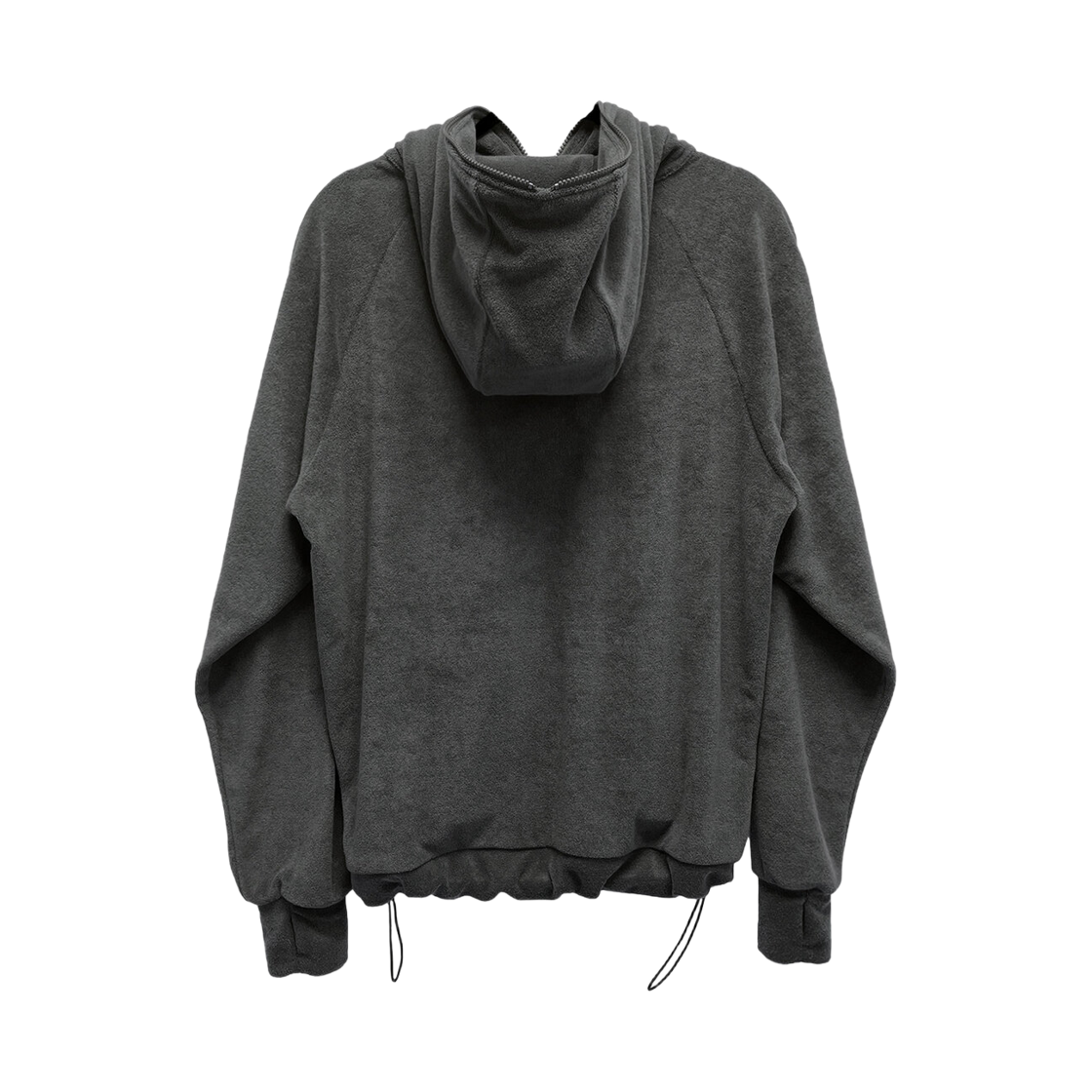 키아세 타월 풀 집업 후드 챠콜(Kiiace Towel Full-zip Hoodie Charcoal) - 2