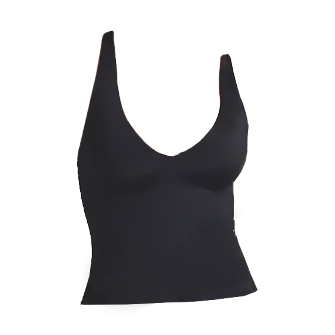 (W) 나이키스킴스 샤인 브이넥 탱크탑 NSKM 옵시디언((W) NikeSKIMS Shine V-Neck Tank Top NSKM Obsidian)