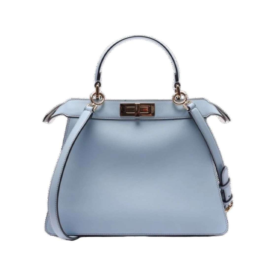 8BN321 A6V3 F1HBV 23S [15% 쿠폰] Fendi Peekaboo I See U Medium Tote Bag Sky Blue