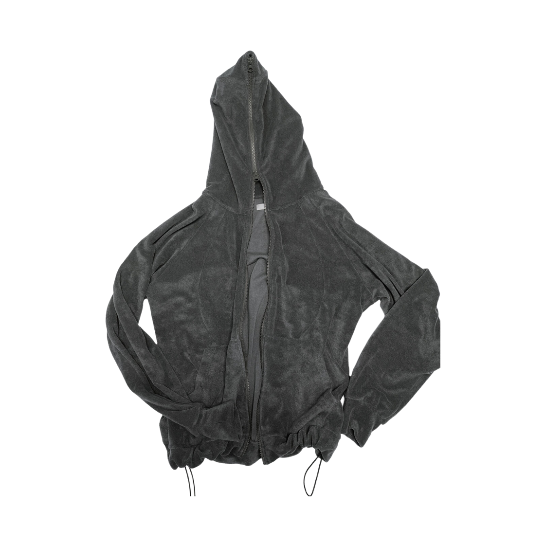 키아세 타월 풀 집업 후드 챠콜(Kiiace Towel Full-zip Hoodie Charcoal) - 5