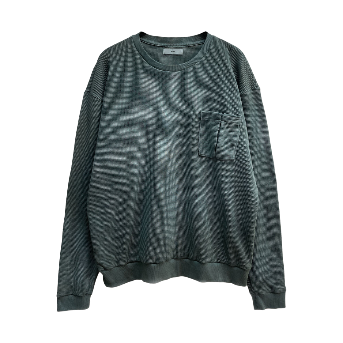 키아세 써멀 스웻셔츠 그린(Kiiace Thermal Sweatshirt Green)