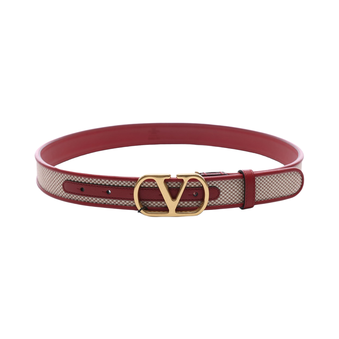 7W2T0SS4 BLD DVG 25F [15% 쿠폰] (W) Valentino Vlogo Signature Belt Red