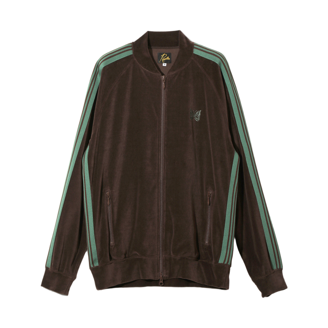 니들스 립 칼라 트랙 자켓 C/PE 벨루어 브라운(Needles Rib Collar Track Jacket C/PE Velour Brown)