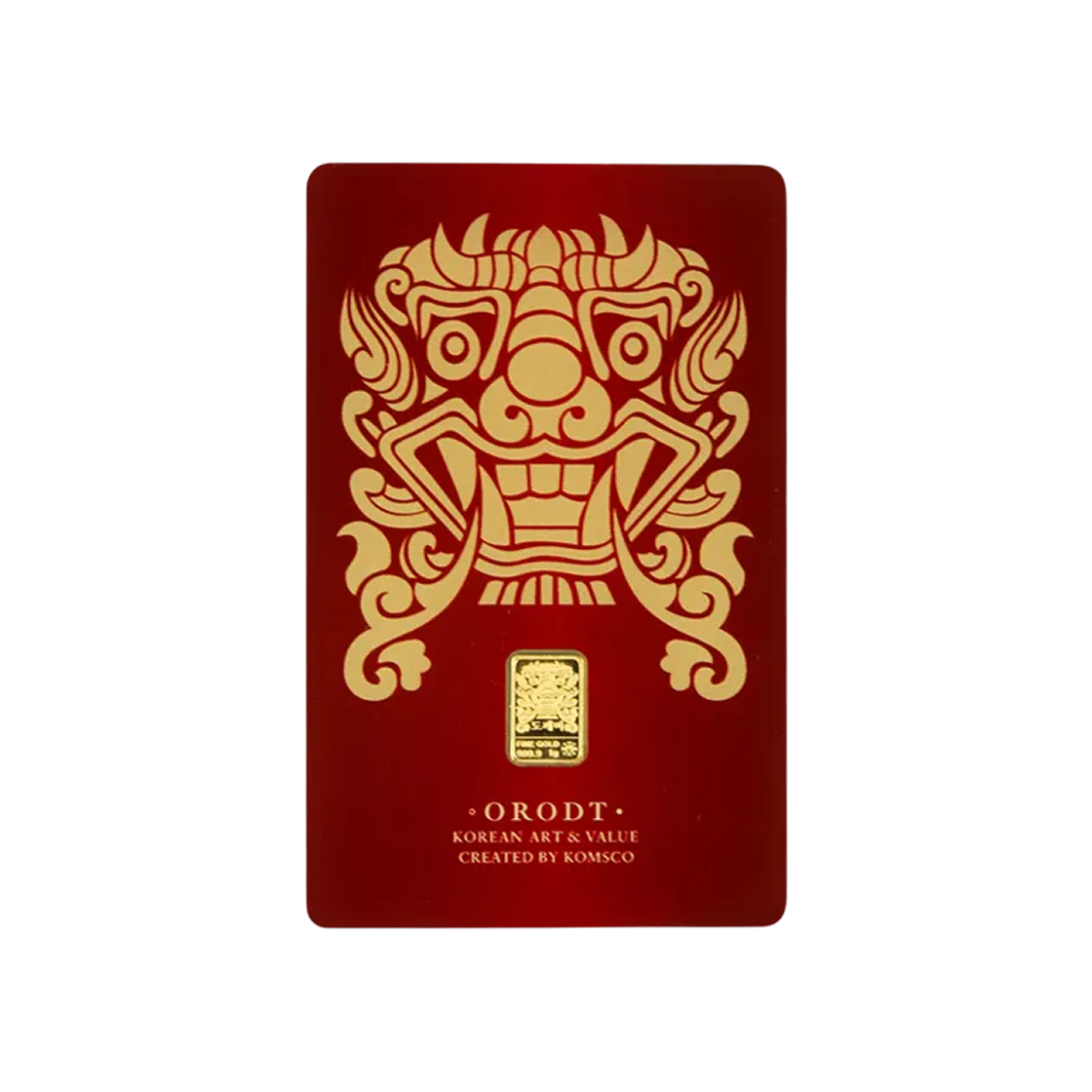 - Gold KOMSCO Dokkebi Card Type Gold 1g