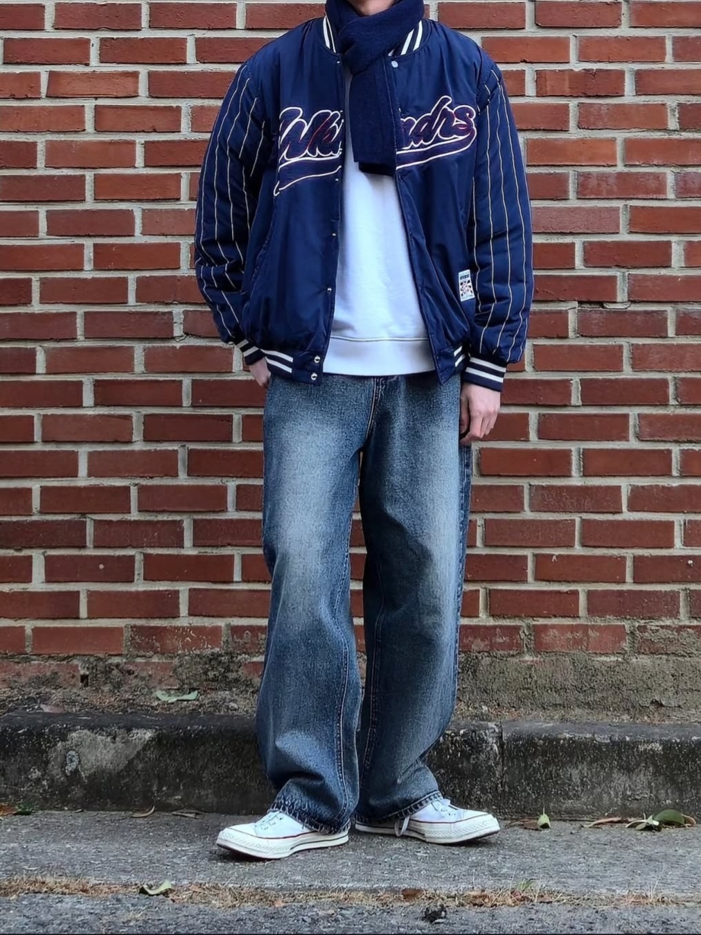 Converse Chuck 70 Ox White - Standard 착용 스타일 - 2