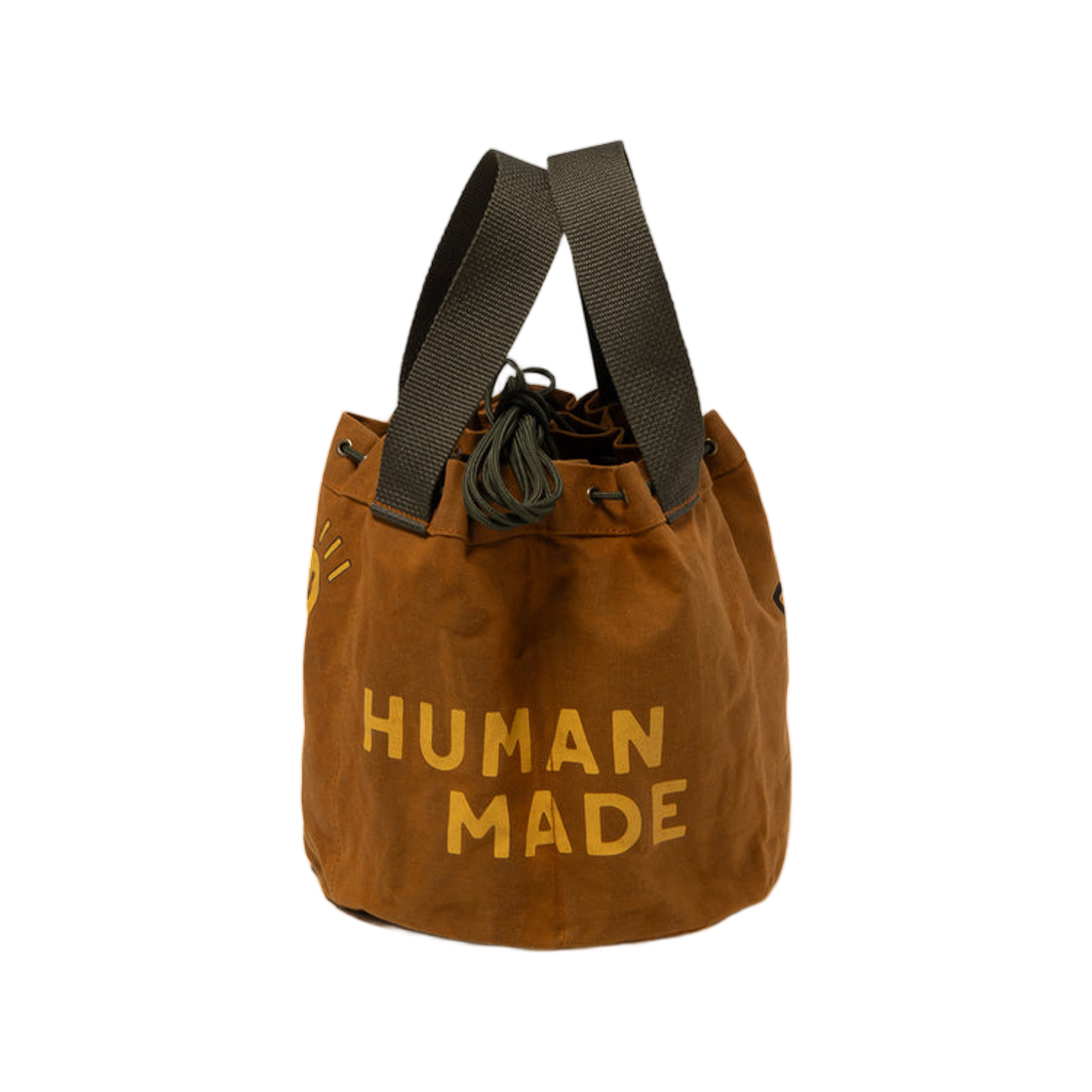 휴먼 메이드 드로우스트링 백 브라운(Human Made Drawstring Bag Brown) - 4