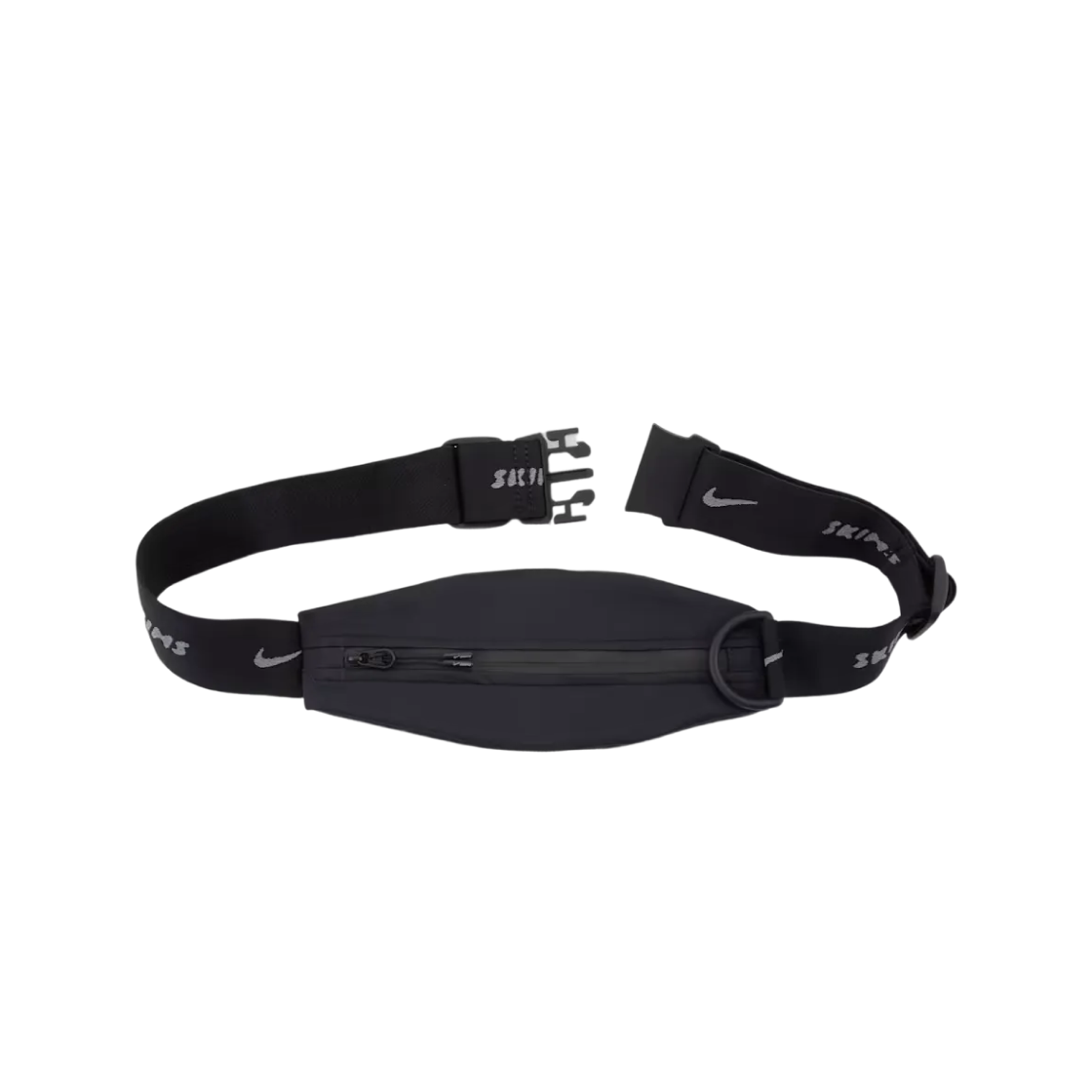 나이키스킴스 슬림 웨이스트 팩 NSKM 옵시디언 실버(NikeSKIMS Slim Waist Pack NSKM Obsidian Silver)