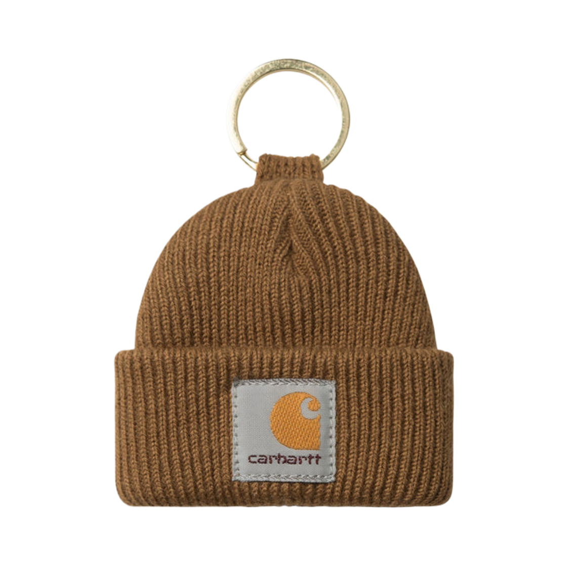 칼하트 WIP 미니 워치 햇 키체인 해밀턴 브라운(Carhartt WIP Mini Watch Hat Keychain Hamilton Brown) - 1