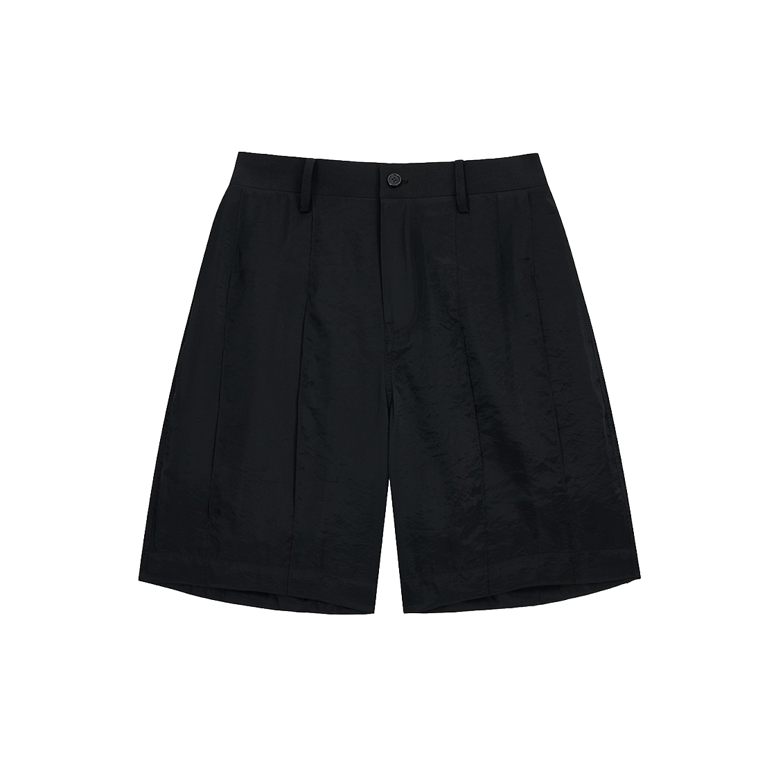 BI3PT301BK ZIOSONGZIO COLLECTION Layered Slit Shorts Black