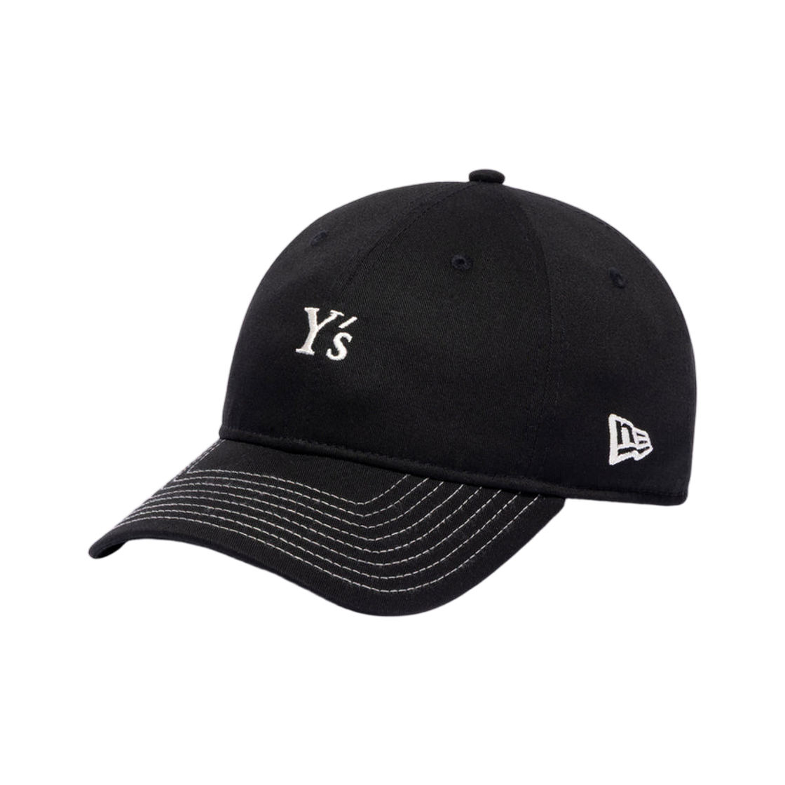 뉴에라 x Y's 바이 요지 야마모토 9트웬티 스티치 컬러 블랙 화이트(New Era x Y's By Yohji Yamamoto 9Twenty Stitch Color Black White) - 1