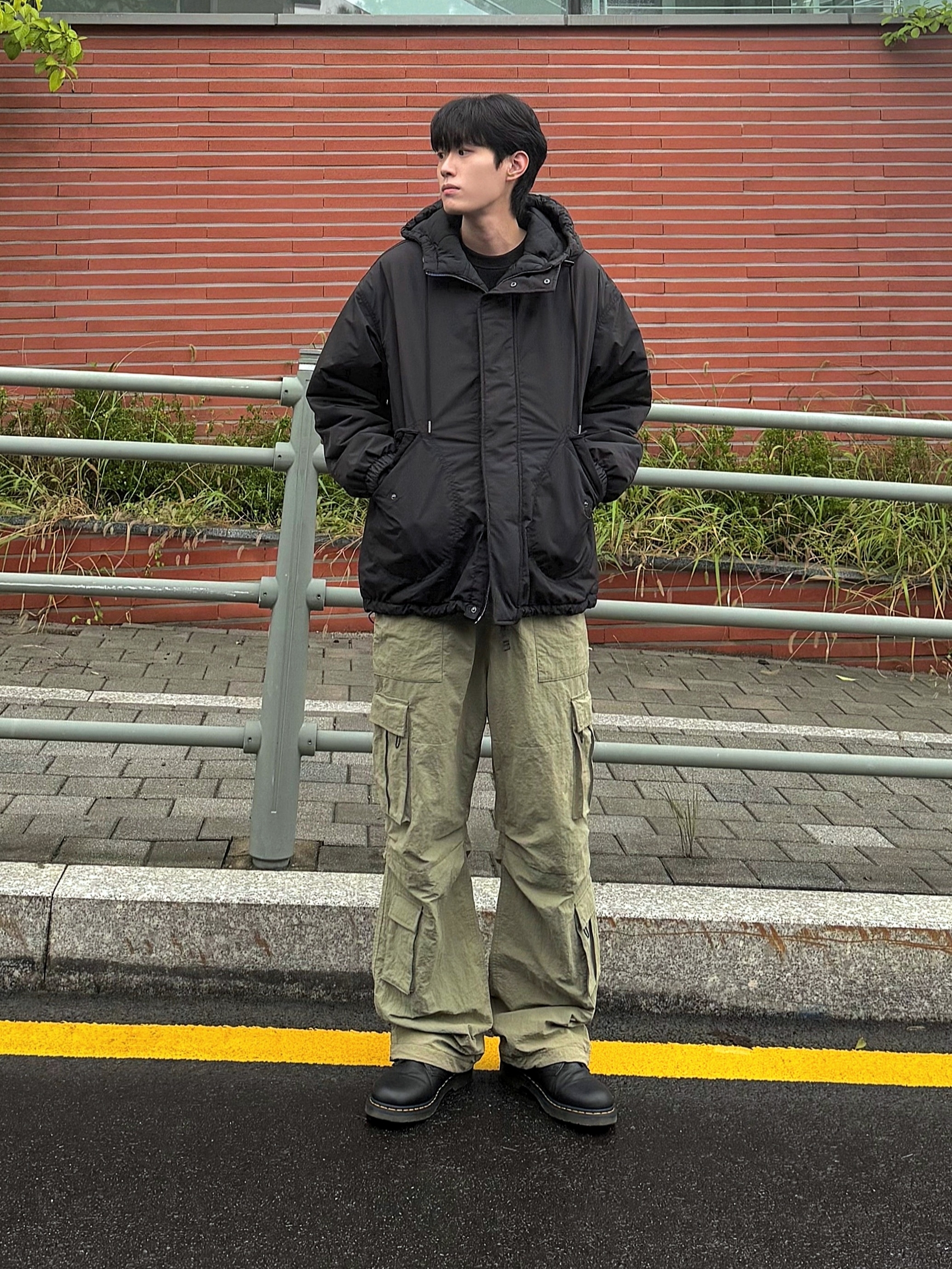 Dr. Martens 1461 Smooth Black, Dr. Martens 1461 Nappa Black 착용 스타일 - 1