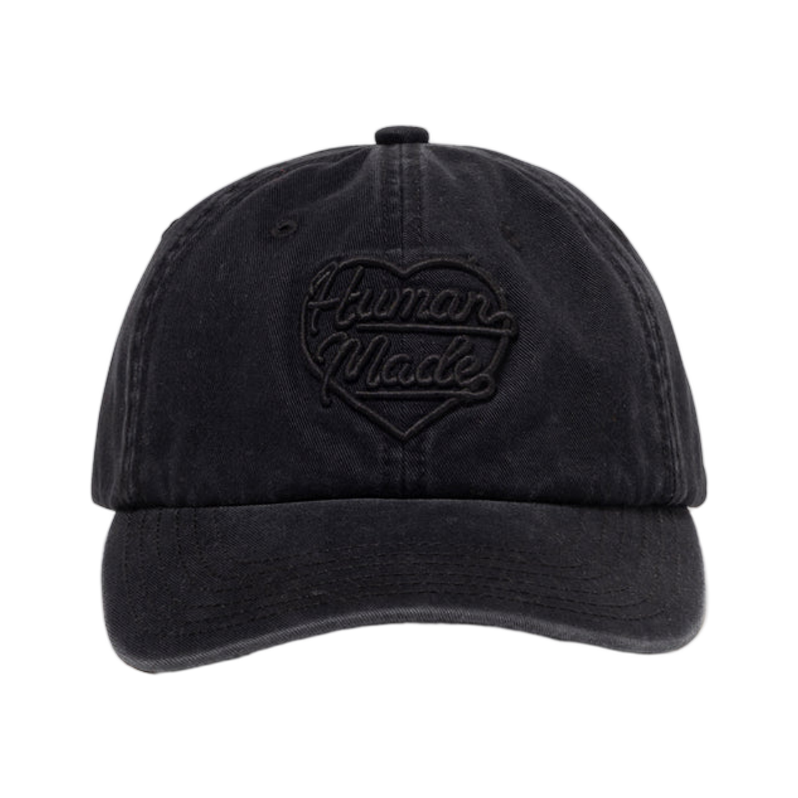 휴먼 메이드 6 패널 트윌 캡 블랙(Human Made 6 Panel Twill Cap Black) - 3