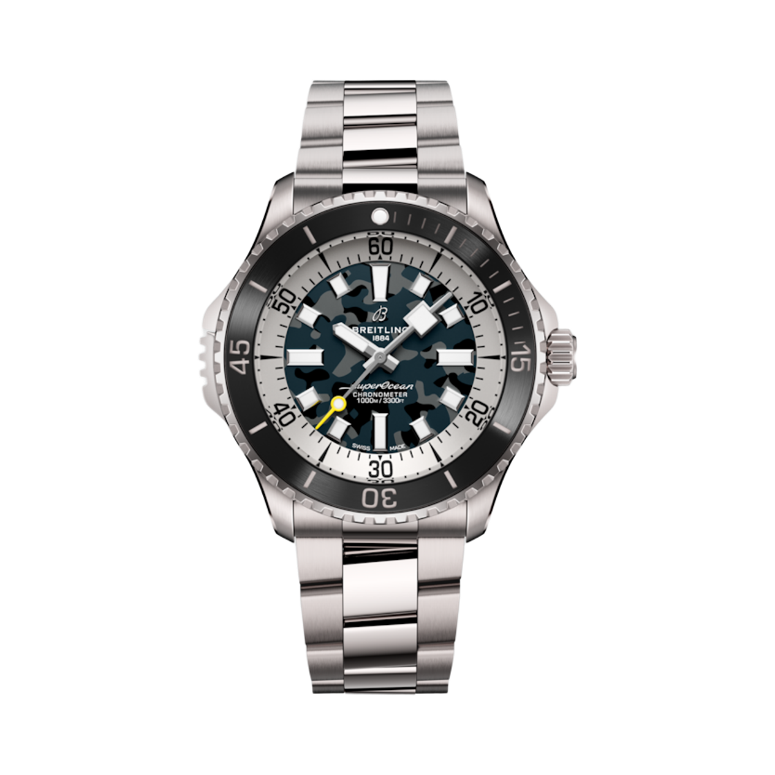 브라이틀링 슈퍼오션 오토매틱 46mm 슈퍼 다이버 메탈 티타늄 그레이 카모(Breitling Superocean Automatic 46mm Super Diver Metal Titanium Grey Camo) - 1