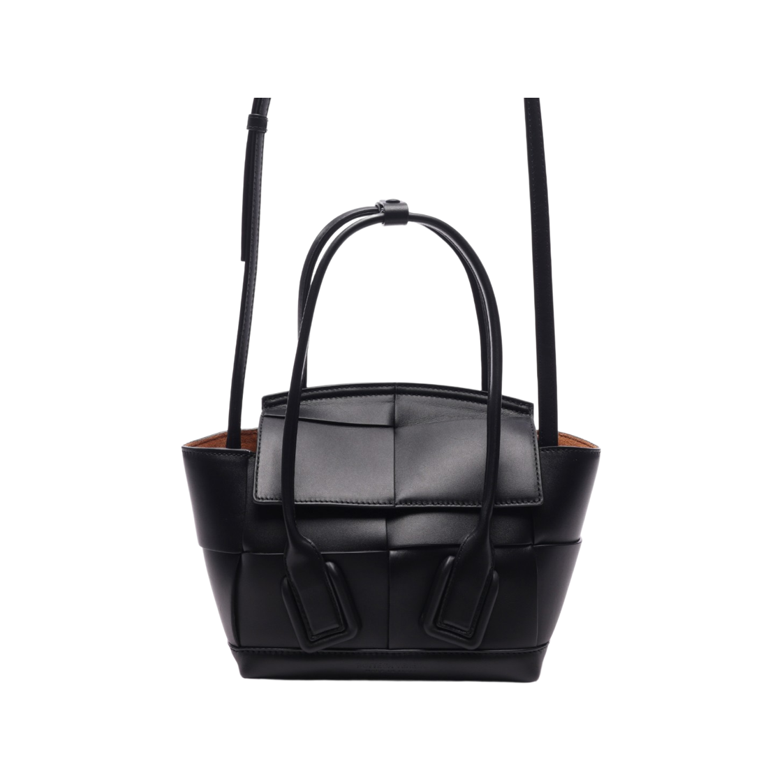 600606 VMAP1 1229 24S [15% 쿠폰] Bottega Veneta Arco Leather Mini Top Handle Bag Black
