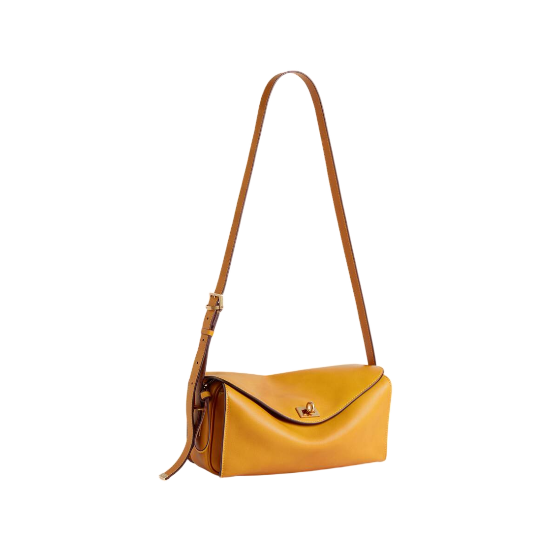 발렌시아가 르 7 숄더백 미디움 커리 뮈스카드(Balenciaga Le 7 Shoulder Bag Medium In Curry Muscade) - 2