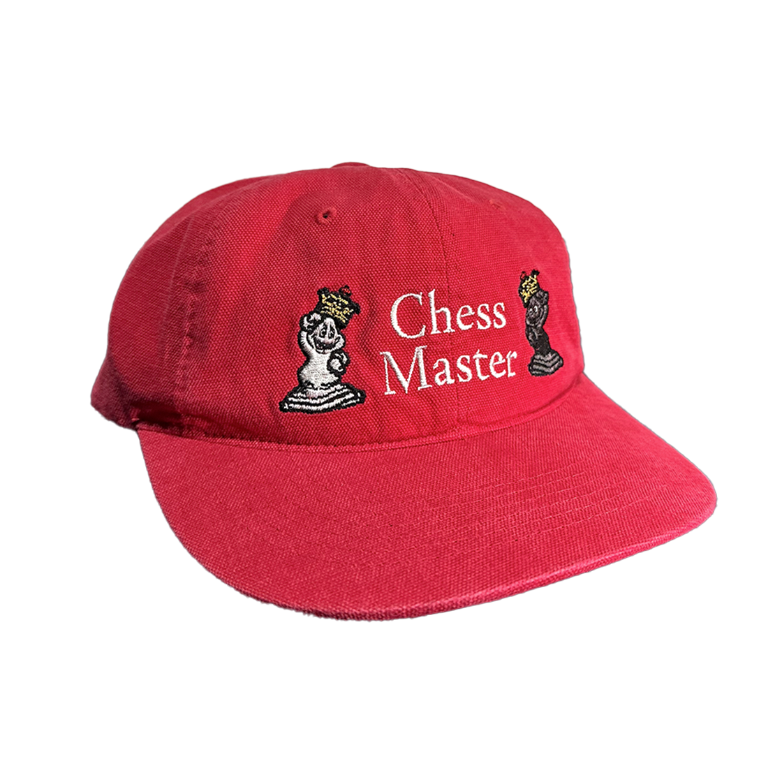 리빗 체스 마스터 캡 워시드 레드(RBBT Chess Master Cap Washed Red)