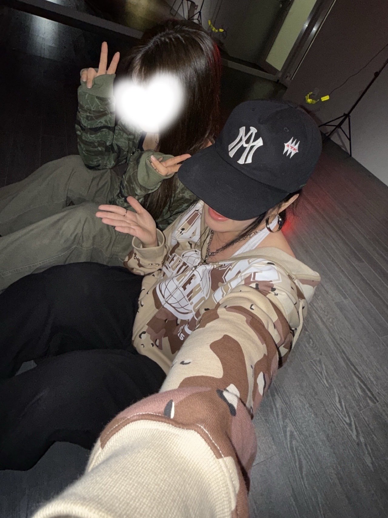 Aftermath Atm Logo Ball Cap Black 착용 스타일