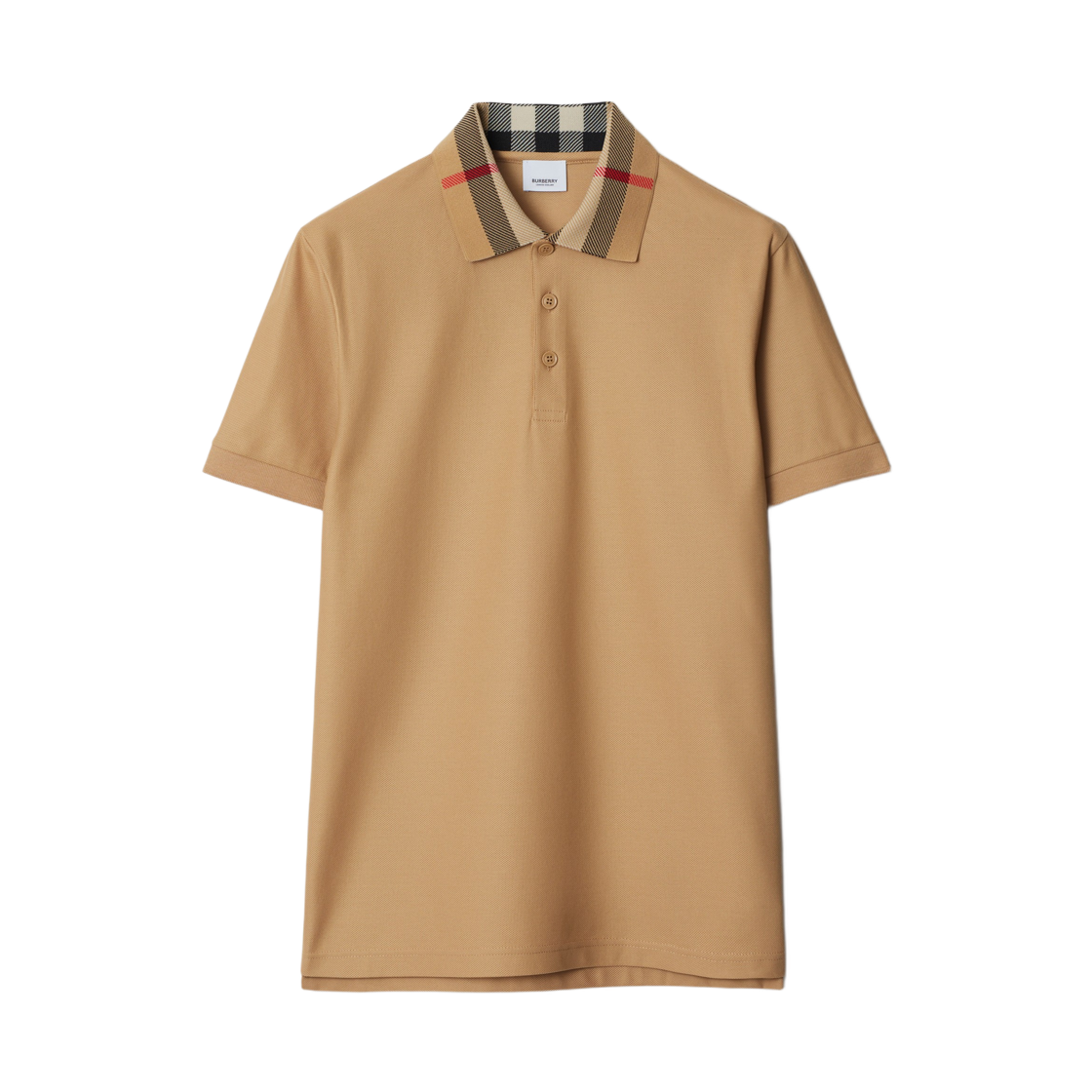 8095924 Burberry Cotton Polo Shirt Beige