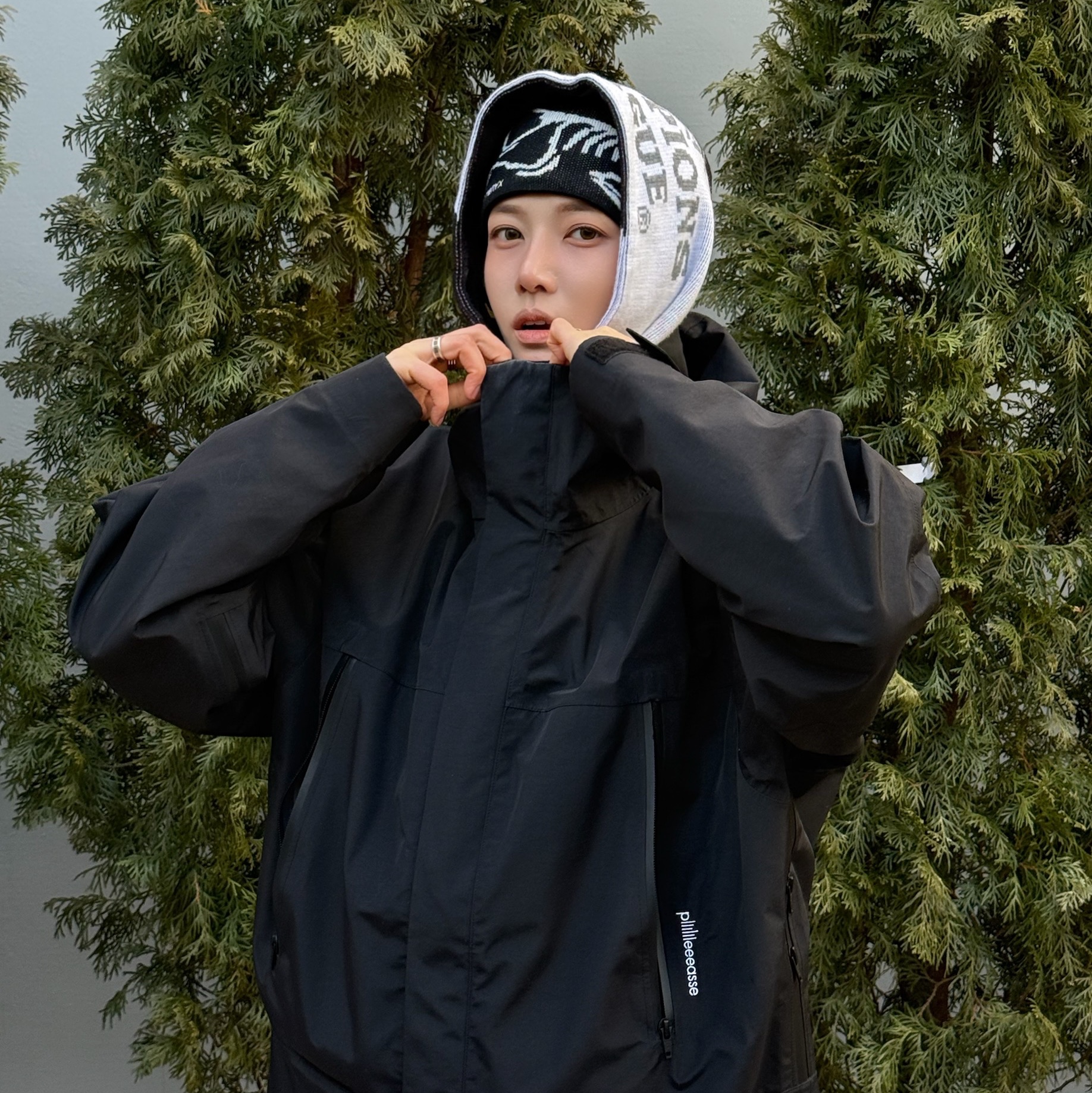 Arc'teryx Bird Head Toque Orca 착용 스타일