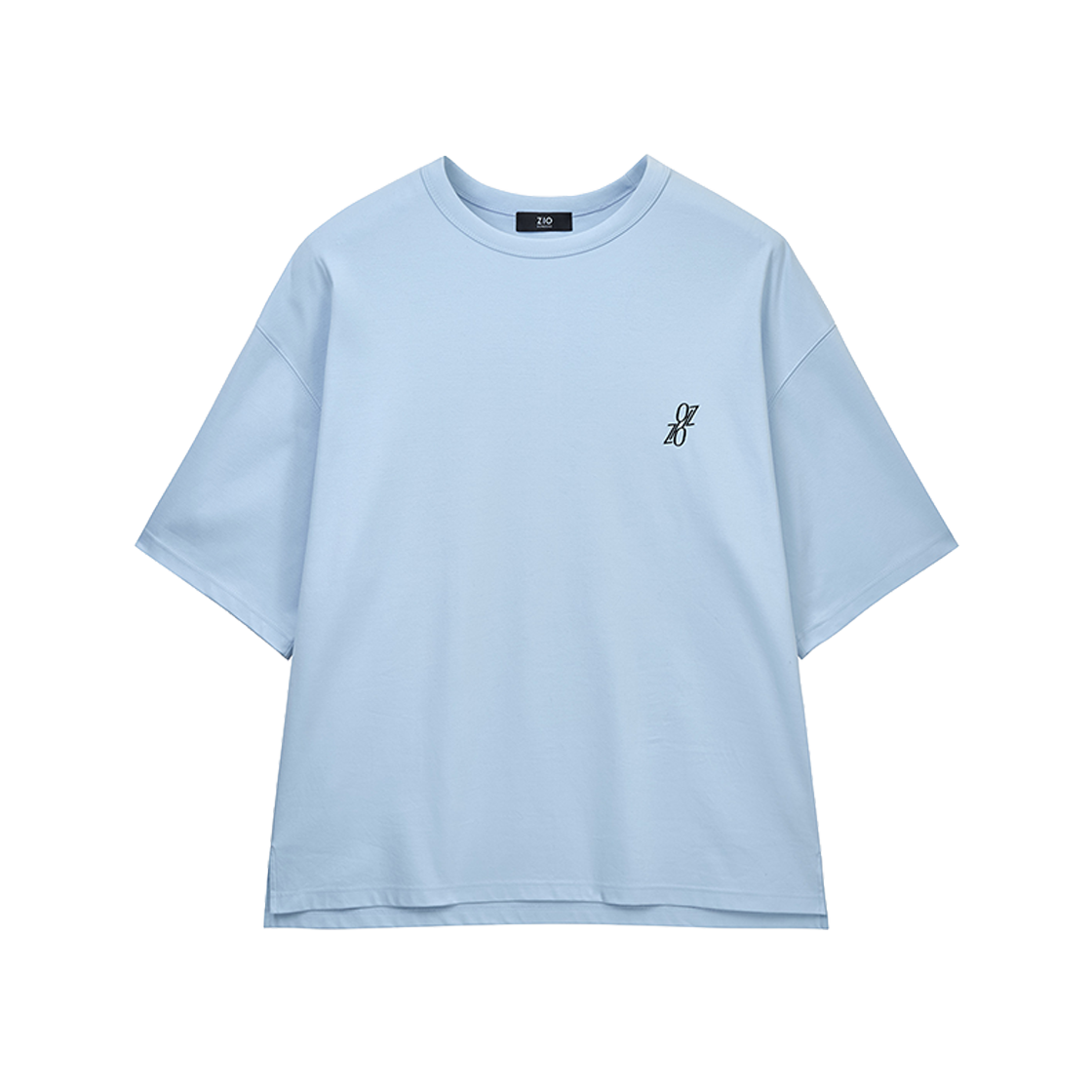 지오송지오 컬렉션 마드리갈 아트워크 티셔츠 라이트블루 BI3TS344LB(ZIOSONGZIO COLLECTION Madrigaux Artwork T Shirt Light Blue)