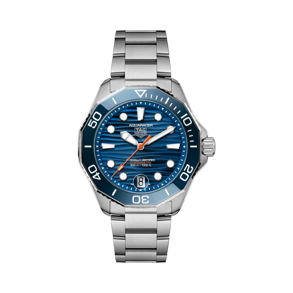 태그 호이어 아쿠아레이서 프로페셔널 300 데이트 오토매틱 42mm 스틸 블루(TAG Heuer Aquaracer Professional 300 Date Automatic 42mm Steel Blue)