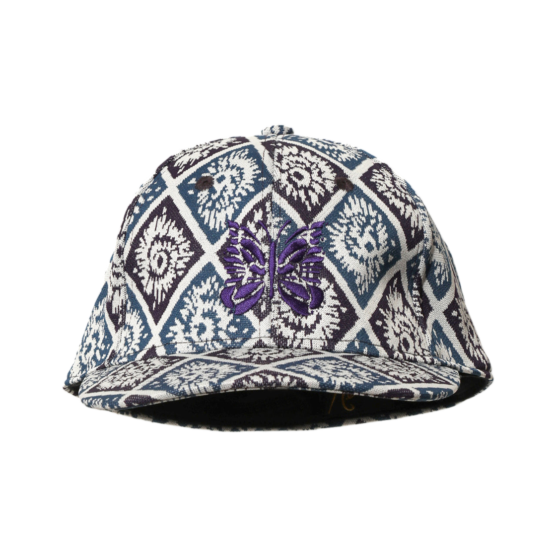 SX077A Needles Baseball Cap Poly Jacquard Blue Purple