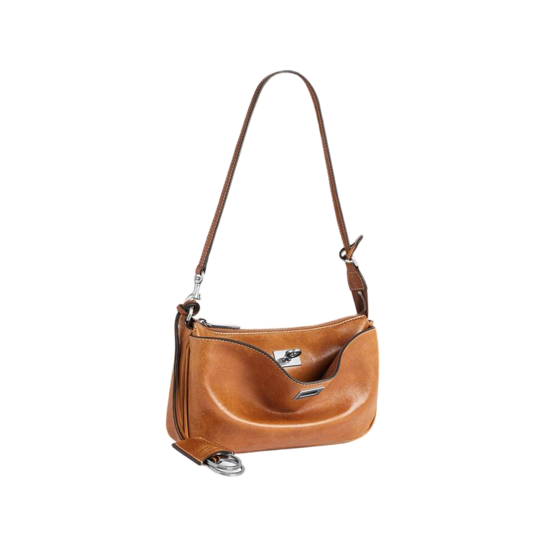 발렌시아가 로데오 슬링 포쉐트 탄 카우보이(Balenciaga Rodeo Sling Pochette In Tan Cowboy) - 2