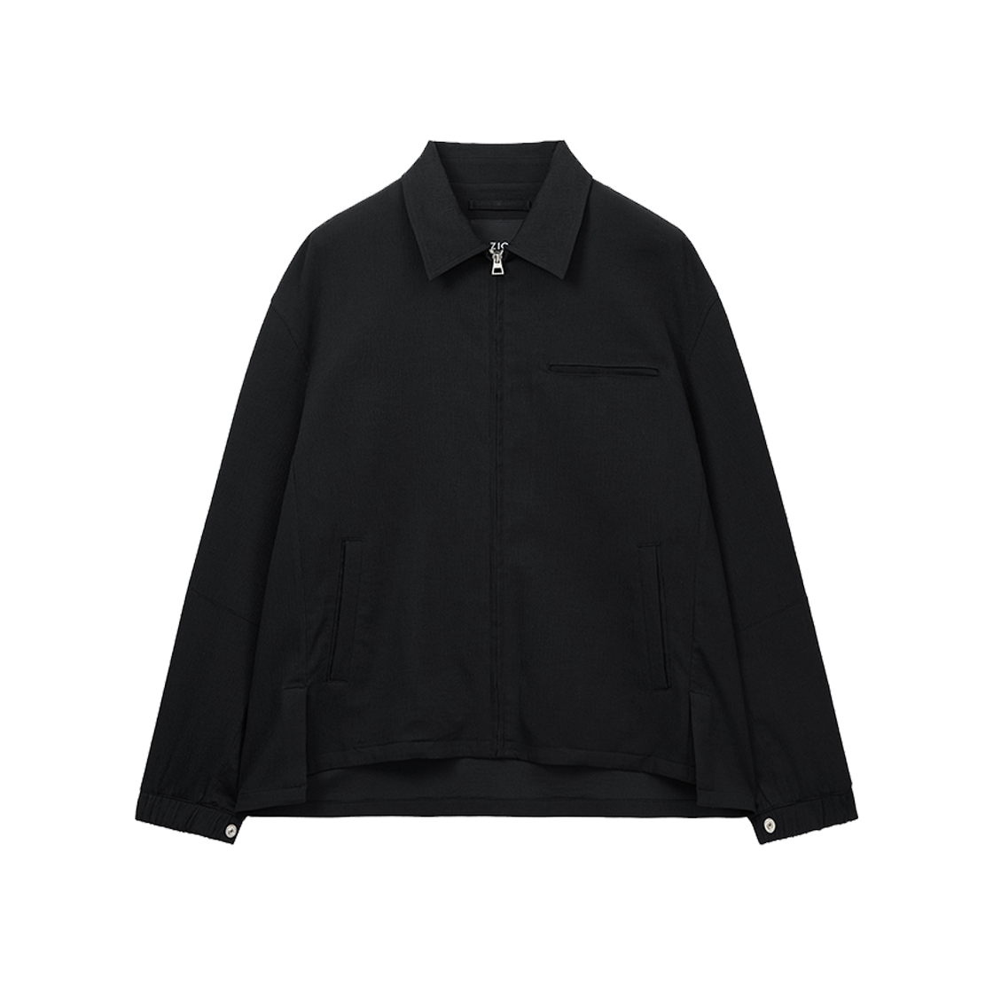 지오송지오 컬렉션 라울뒤피 아트워크 카라 점퍼 블랙 BI3JP351BK(ZIOSONGZIO COLLECTION Raoul Dufy Artwork Collared Jumper Black)