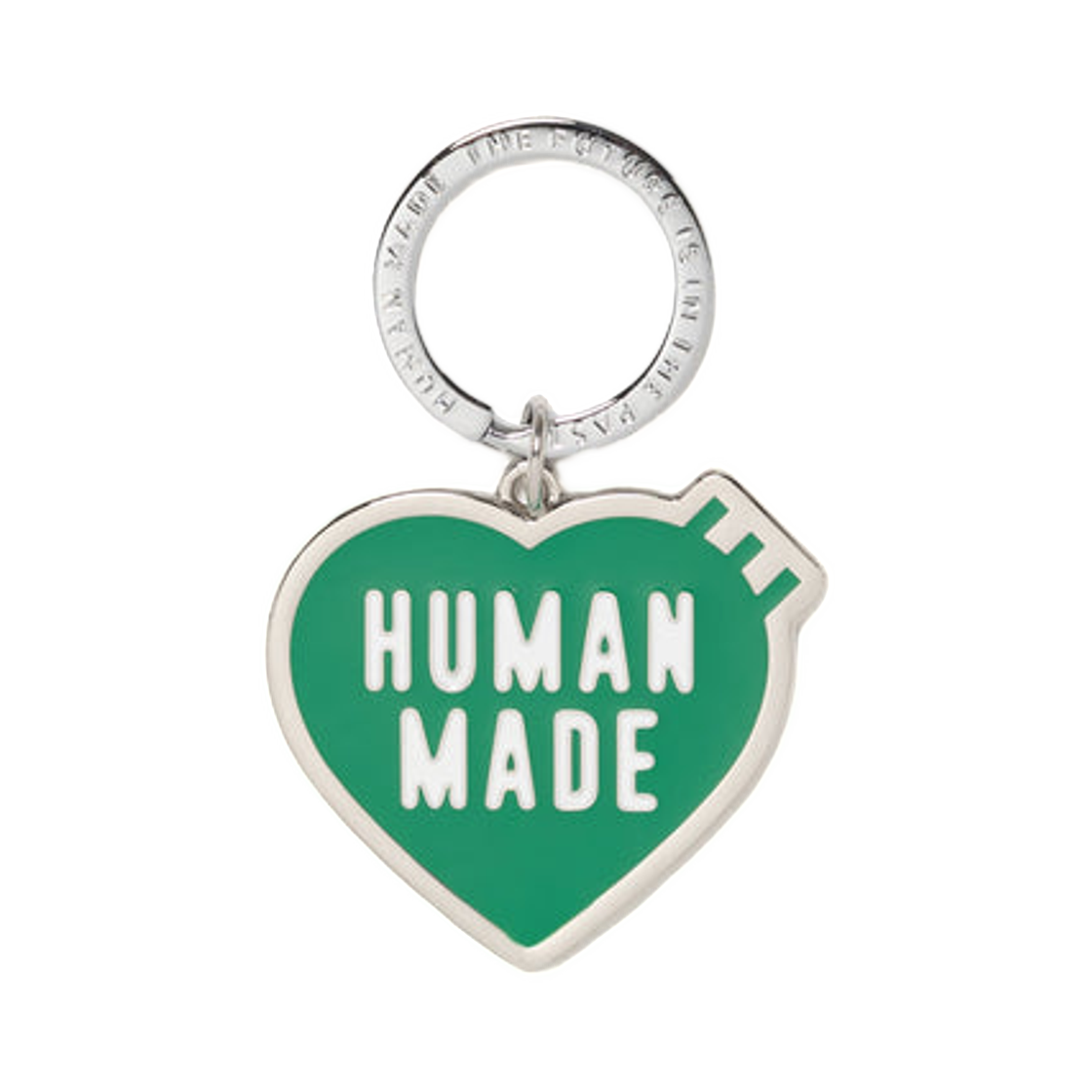 휴먼 메이드 하트 키링 그린