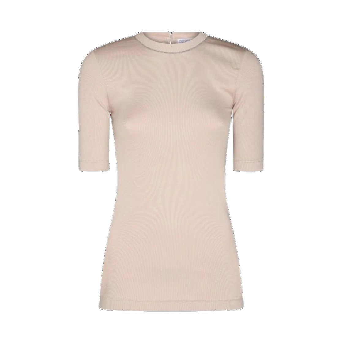 MPTC8BJ310 C8539 24F [15% 쿠폰] (W) Brunello Cucinelli Cotton Stretch T-Shirt Beige