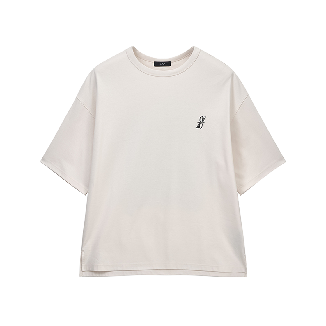 지오송지오 컬렉션 마드리갈 아트워크 티셔츠 크림 BI3TS345CR