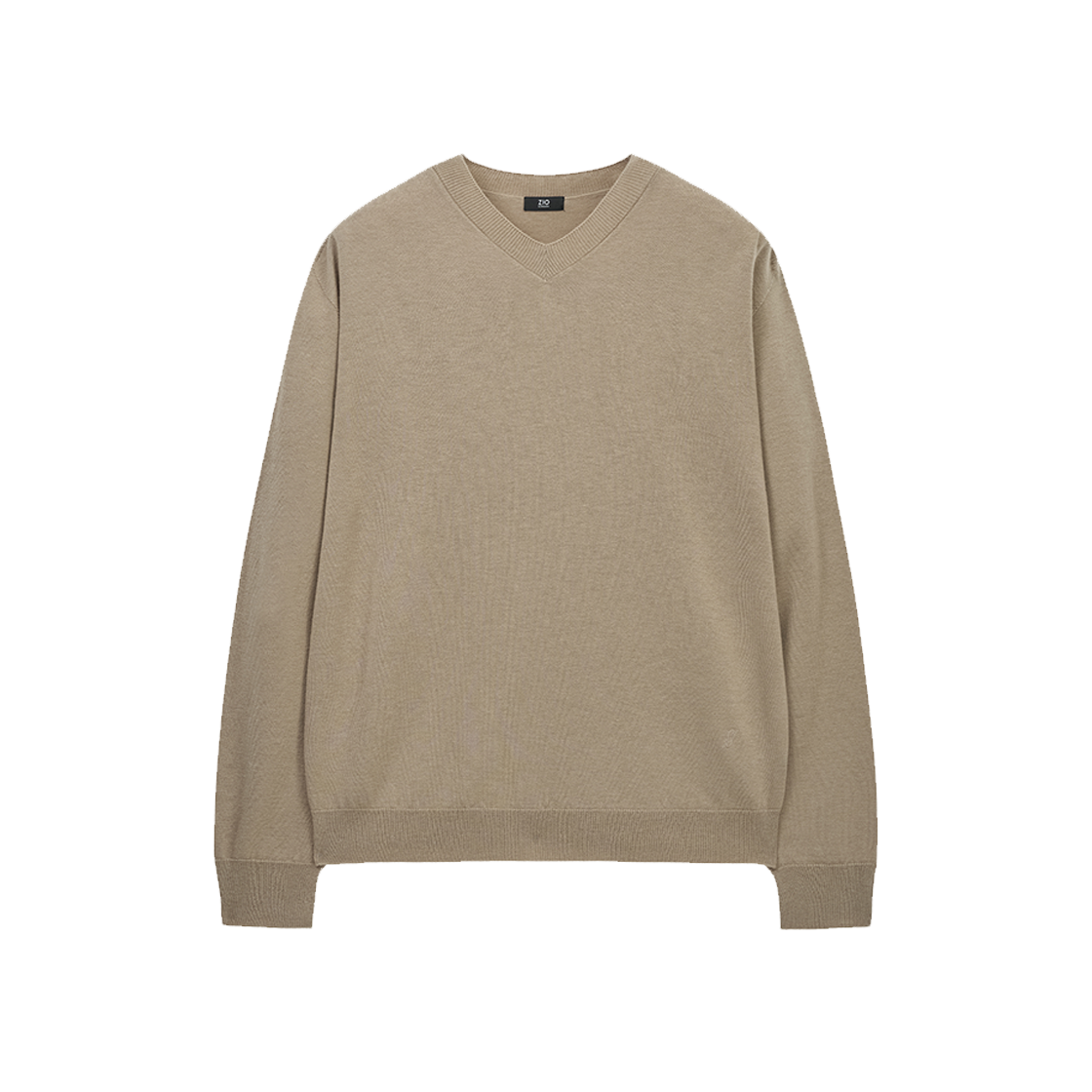 지오송지오 컬렉션 홀가먼트 브이넥 니트 베이지 BI2KT203BE