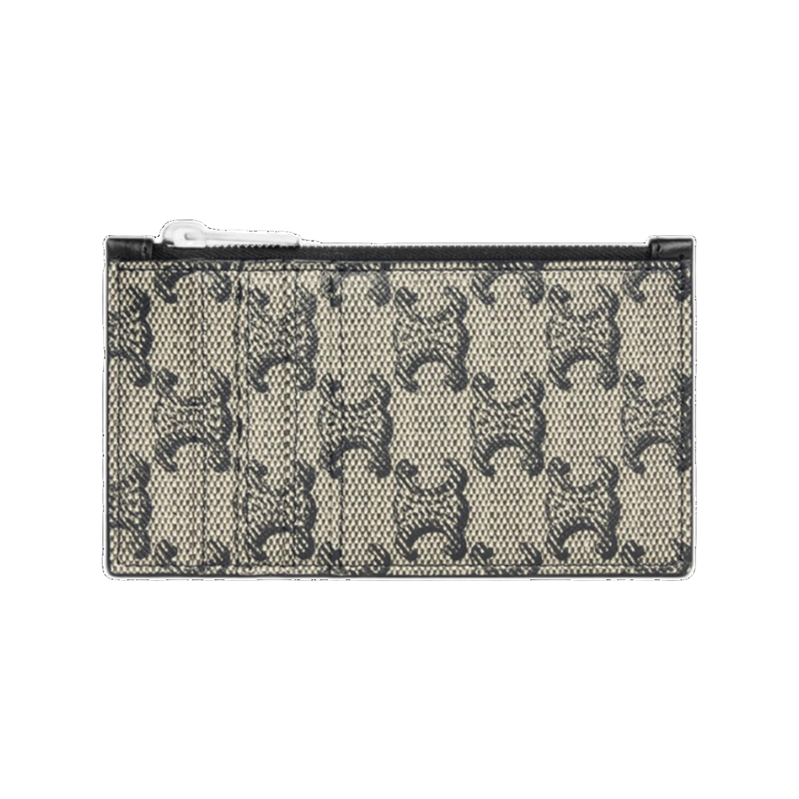 10B682GC3 02SI 25S [15% 쿠폰] Celine Zipped Compact Card Holder Triomphe Canvas & Calfskin Beige