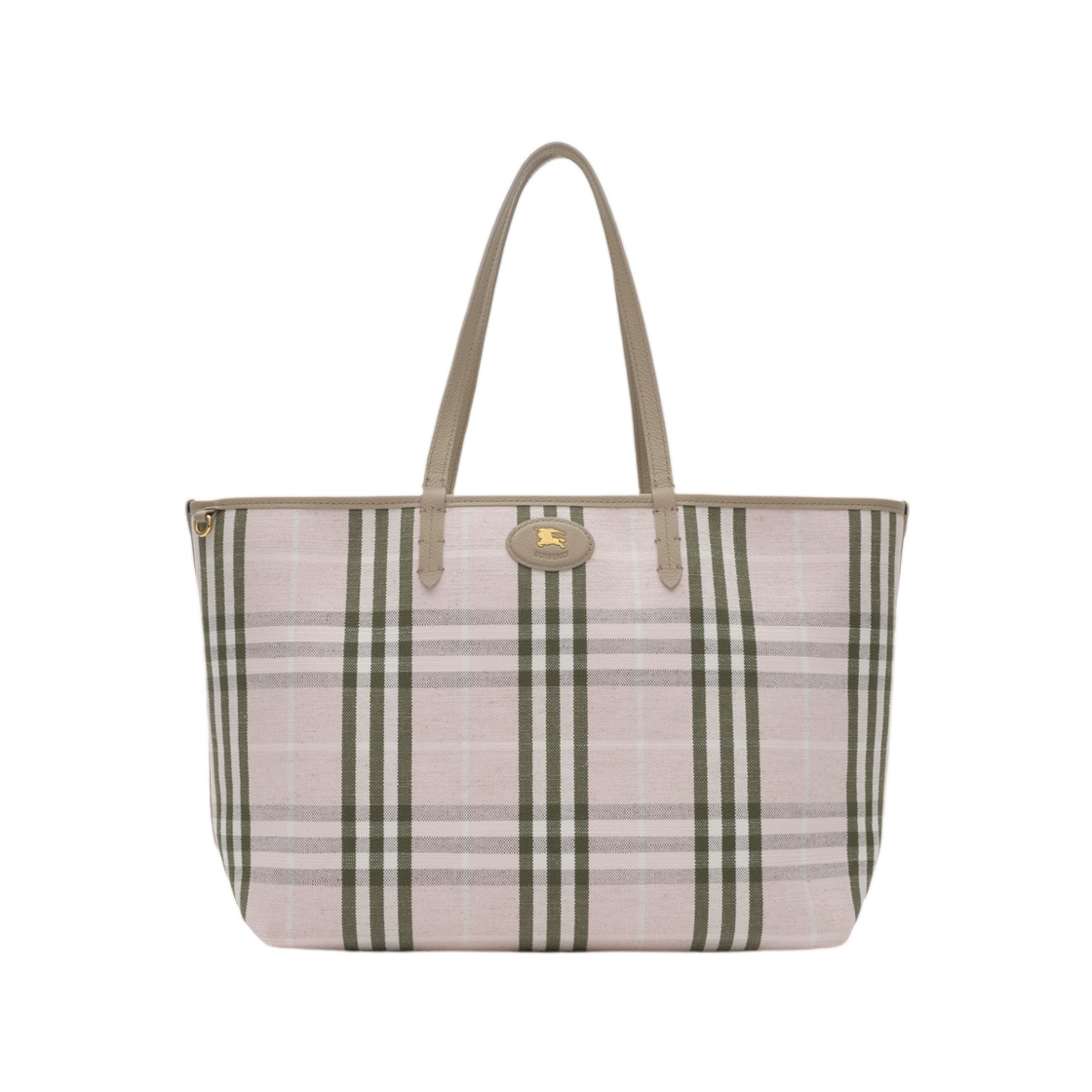 8123376 Burberry Medium Reversible Bloomsbury Tote Mushroom Beige Mallow Pink