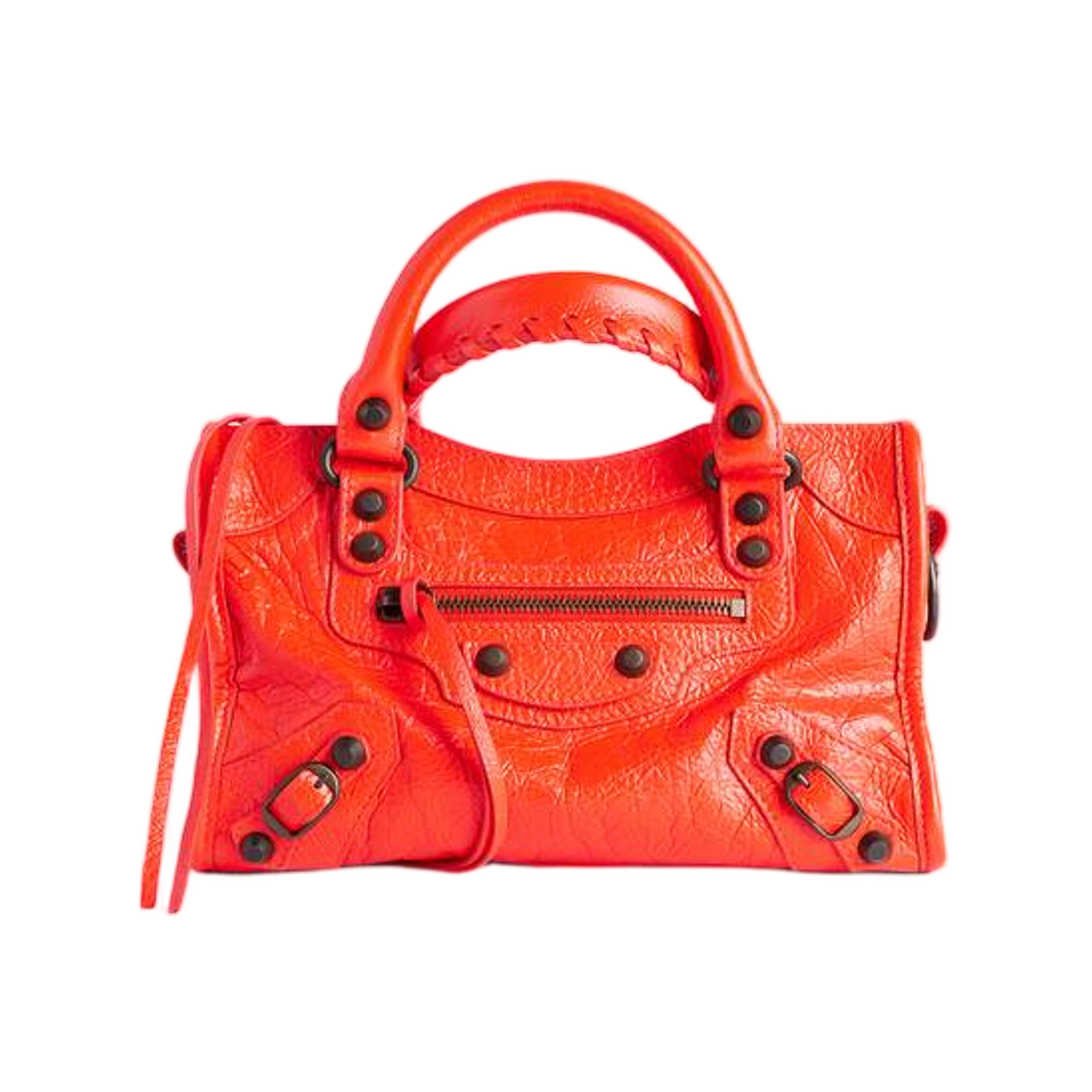 발렌시아가 르 시티 백 미니 팝아슈 오렌지(Balenciaga Le City Bag Mini In Pop Orange) - 1
