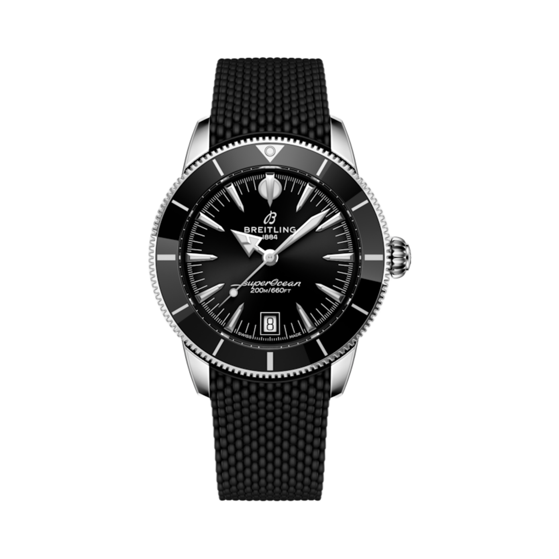 브라이틀링 슈퍼오션 헤리티지 B31 오토매틱 40mm 블랙 러버 블랙(Breitling Superocean Heritage B31 Automatic 40mm Black Rubber Black)