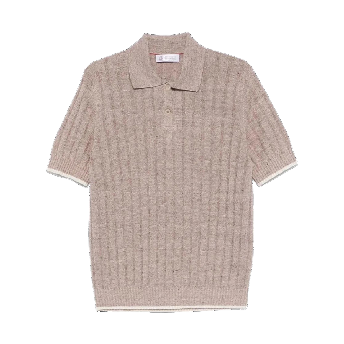 M2L707605 CYT24 25S [15% 쿠폰] Brunello Cucinelli Ribbed Polo Shirt Brown