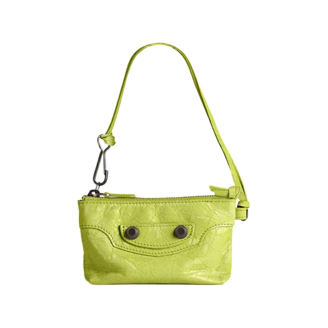 발렌시아가 르 시티 지퍼 파우치 참 피스타쉬(Balenciaga Le City Zipped Pouch Charm In Pistache) - 1