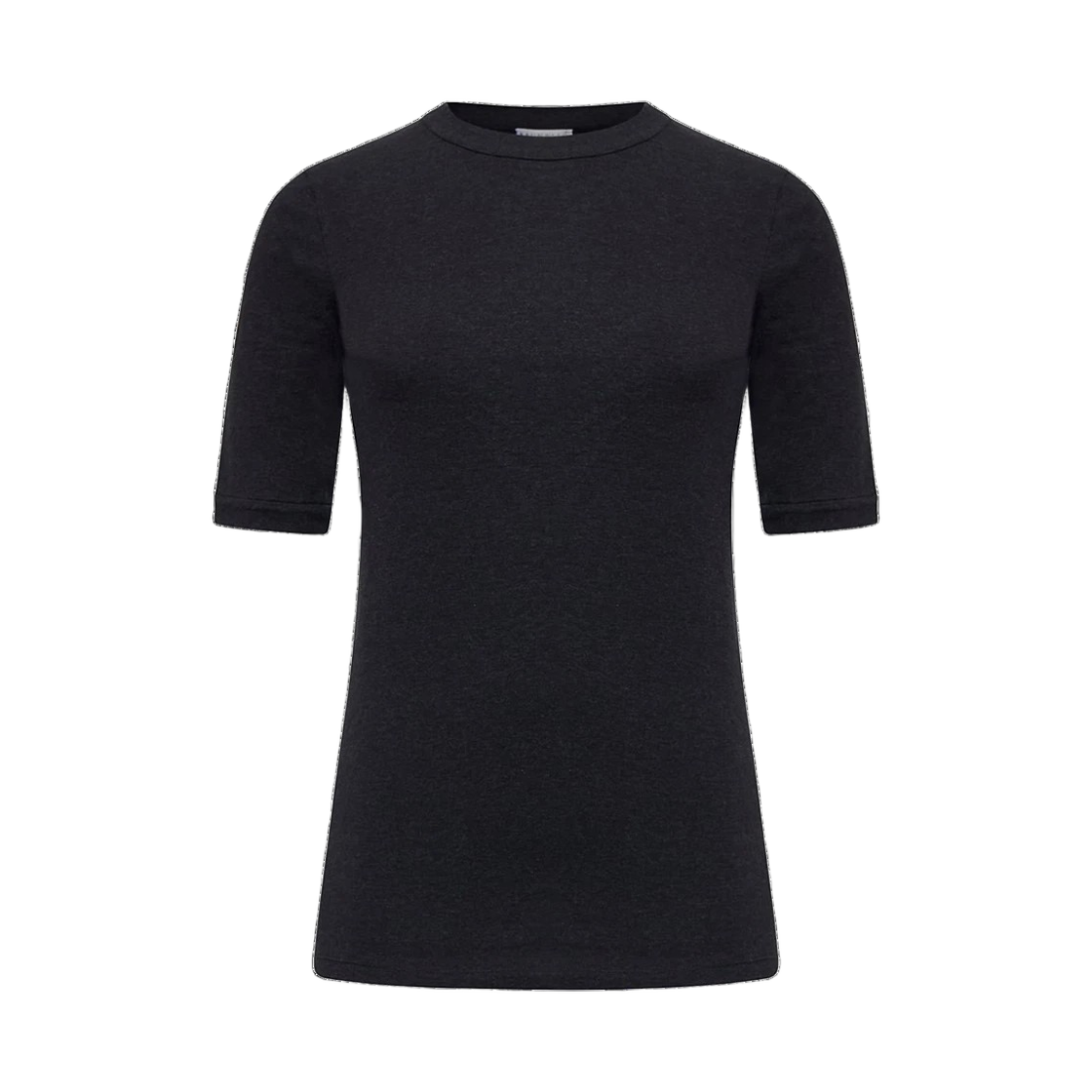 M0T18B0160 C055 25S [15% 쿠폰] (W) Brunello Cucinelli Monili Trim Cotton T-Shirt Charcoal