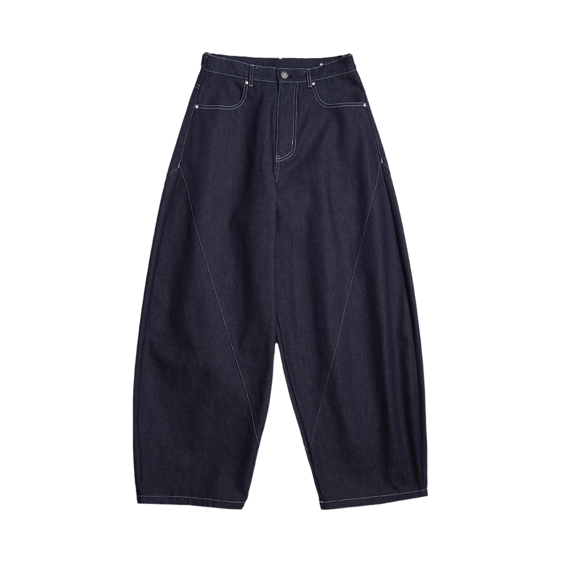 리오므 커브드 벌룬 데님 팬츠 인디고(Riomeu Curved Balloon Denim Pants Indigo) - 2