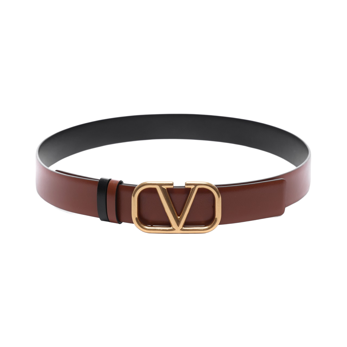 6W2T0T15 ZFR 11J 25S [15% 쿠폰] (W) Valentino Vlogo Signature Belt Black Brown