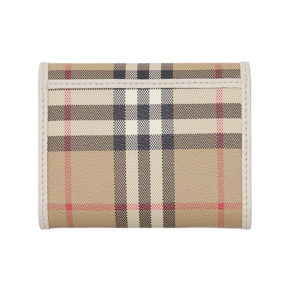 버버리 스몰 체크 폴딩 월렛 빈티지 체크 소프 베이지(Burberry Small Check Folding Wallet Vintage Check Soap Beige) - 2