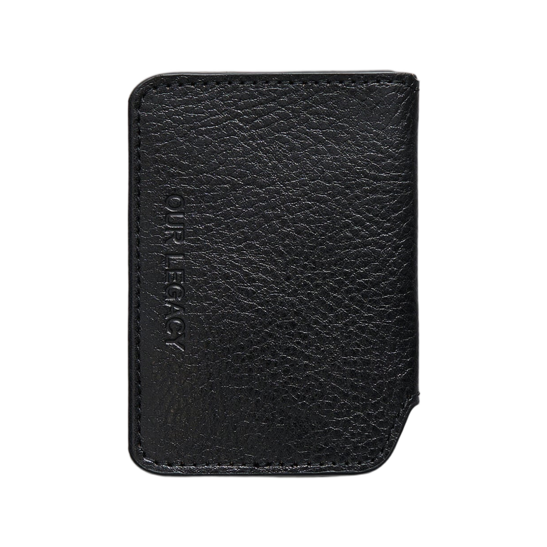 A2268CDB Our Legacy Card Case Deep Black Leather