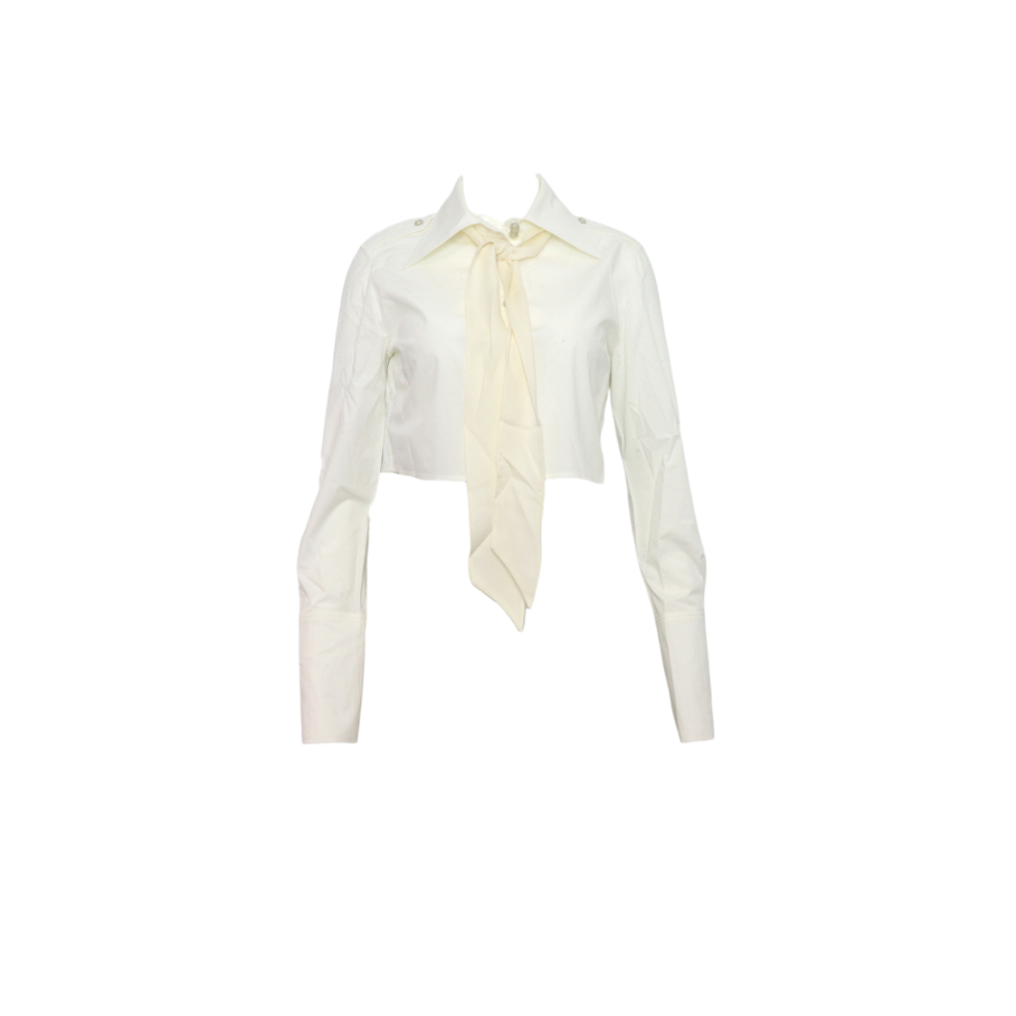 ITDHHDS6FNA8 Gucci White Poplin Women's Shirt 737987