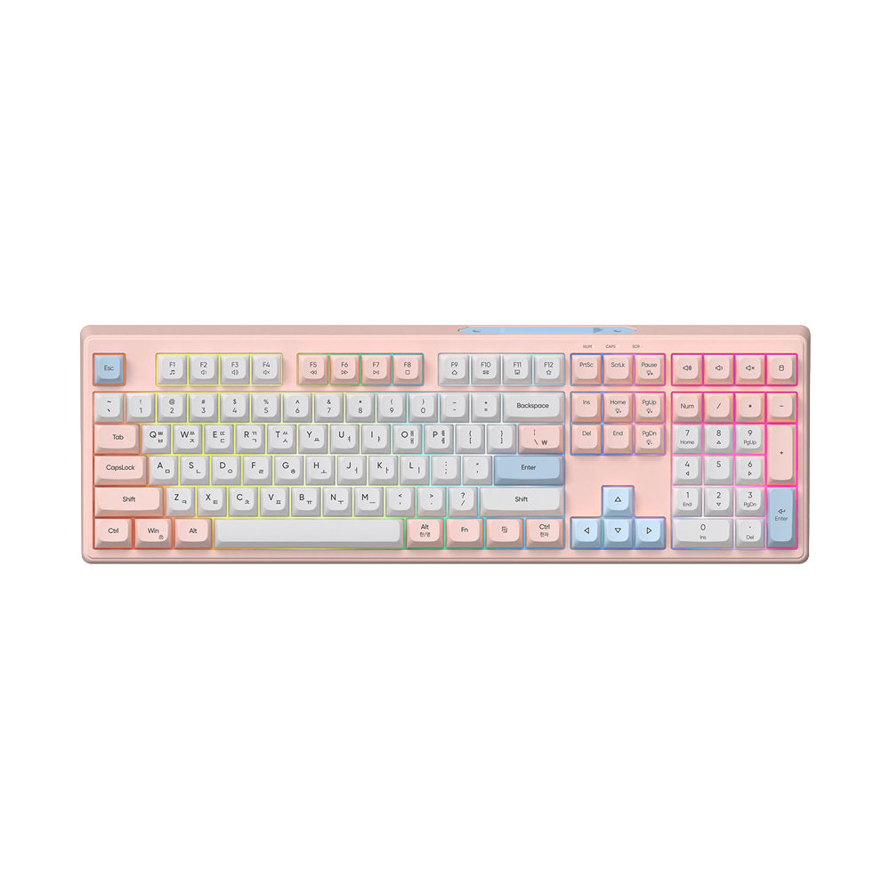 GK01 멤브레인 키보드 핑크 USB-C 사무용 게임용(Geekstar GK01 Membrane Keyboard Pink) - 2