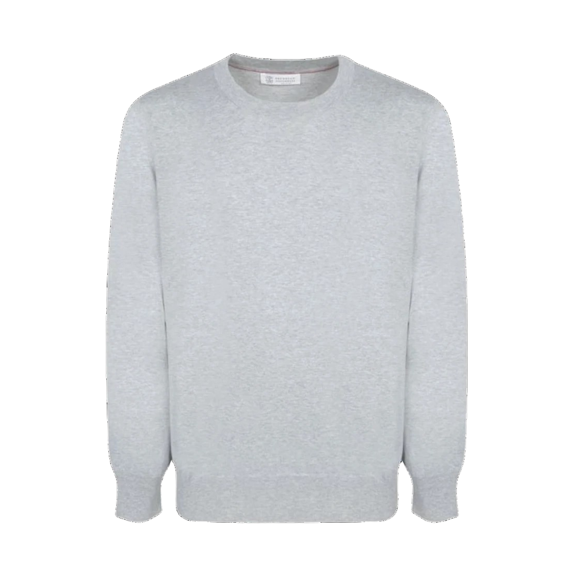 M2900100 CY162 25S [15% 쿠폰] Brunello Cucinelli Cotton Crewneck Sweater Grey